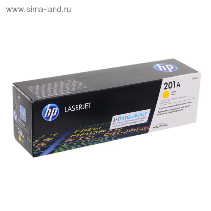

Картридж HP 201A CF402A для CLJ Pro M252/M277 (1400k), желтый