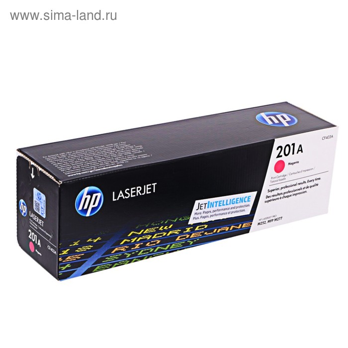 Картридж HP 201A CF403A для CLJ Pro M252/M277 (1400k), пурпурный чип hp cf400a для clj pro m252 m274 m277 black master 1 5k