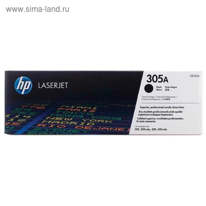 

Тонер Картридж HP №305A CE410A черный для HP CLJ M451 (2200стр.)