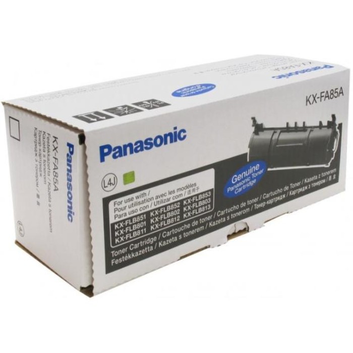 Тонер Картридж Panasonic KX-FA85A черный для Panasonic KX-FLB813RU/853RU (5000стр.)