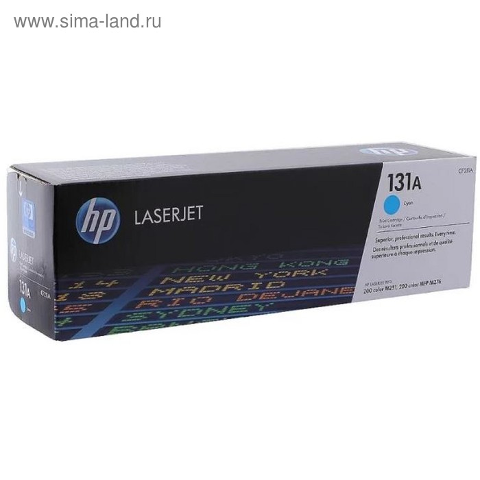 

Картридж HP 131A CF211A для LJ Pro M251/M276 (1800k), голубой