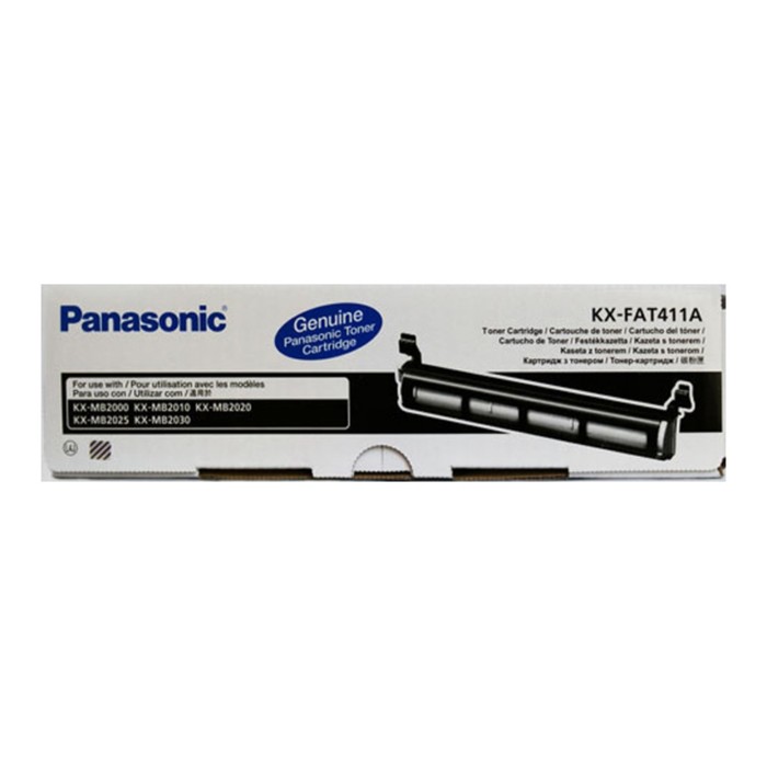 Тонер Картридж Panasonic KX-FAT411A черный для Panasonic KX-MB1900/2000/2010/2020/2030/2051/2061 (20