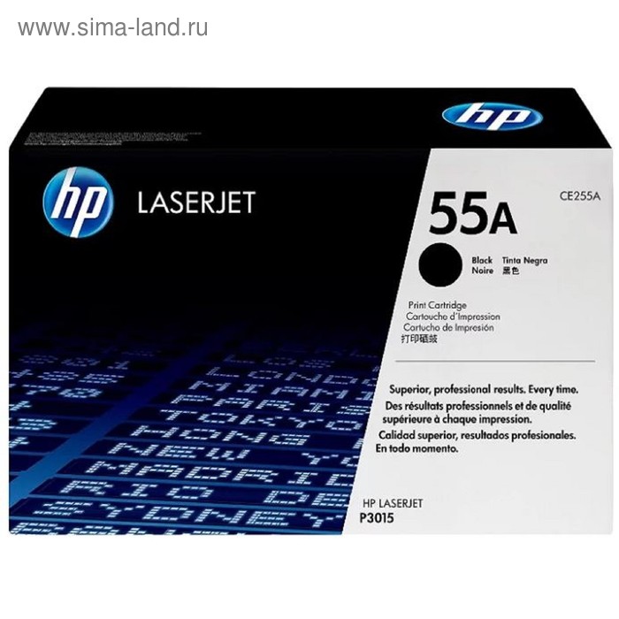 

Тонер Картридж HP 55A CE255A черный для HP LJ P3015 (6000стр.)