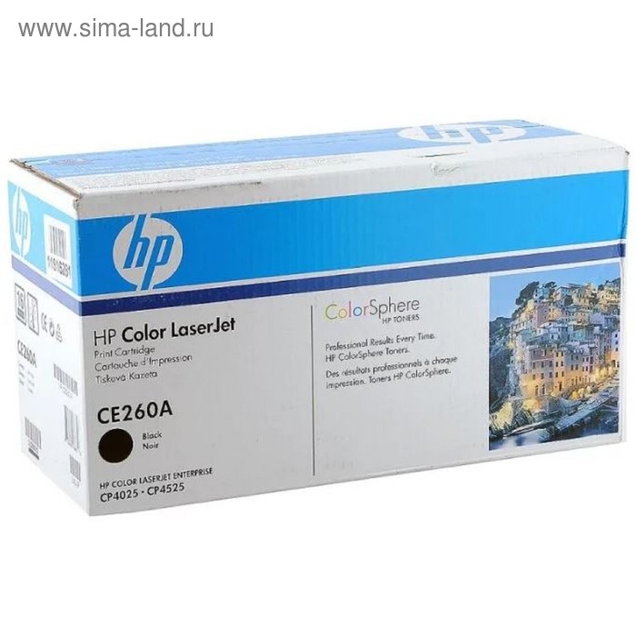 

Тонер Картридж HP 647A CE260A черный для HP CLJ CP4525 (8500стр.)