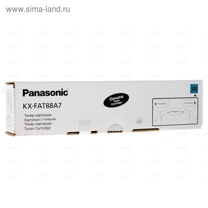 Тонер Картридж Panasonic KX-FAT88A черный для Panasonic KX-FL403RU (2000стр.) картридж bion fx 10 9 ptq2612a 2000стр черный
