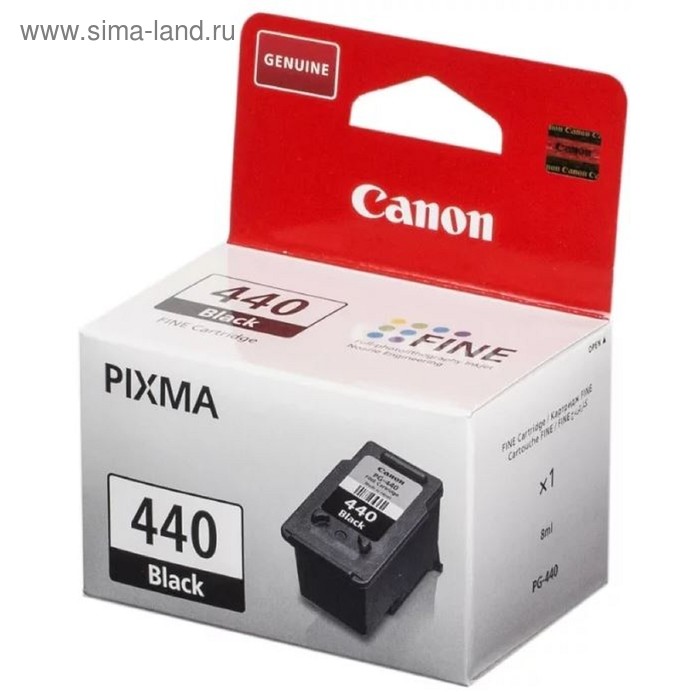 Картридж струйный Canon PG-440 5219B001 черный для Canon MG2140/3140 картридж pg 440 bk 5219b001