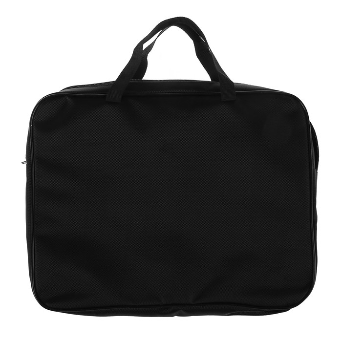 Папка с ручками текстиль А4 60мм 335х260 «Стильный джинс», твёрдое дно