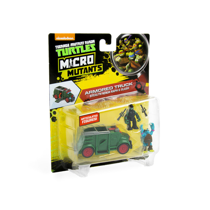 Грузовик "Черепашки Ниндзя", с фигурками Рафа и Слеша
