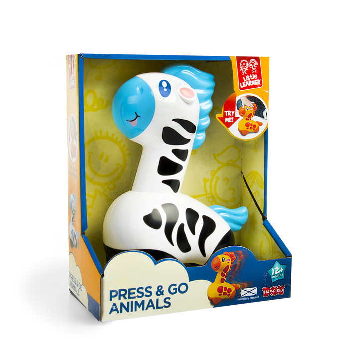 Инерционная игрушка "Зебра"