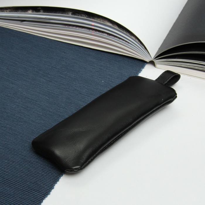 Ключница, отдел на молнии, металлическое кольцо, соната, цвет чёрный