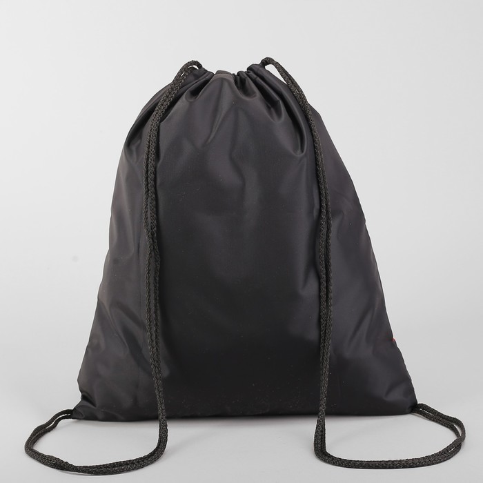 Мешок для обуви "Авто в огне", отдел на шнурке наружный карман