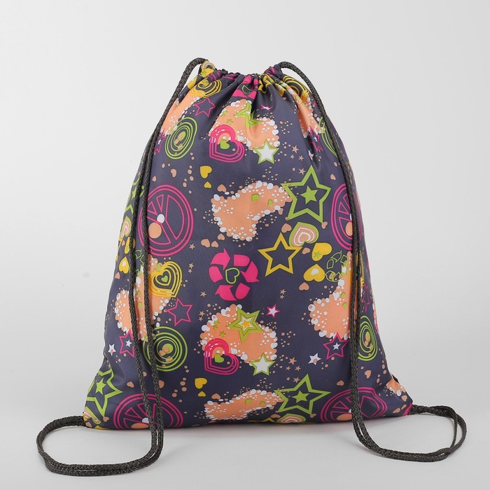 Мешок для обуви "Звёзды", отдел на шнурке