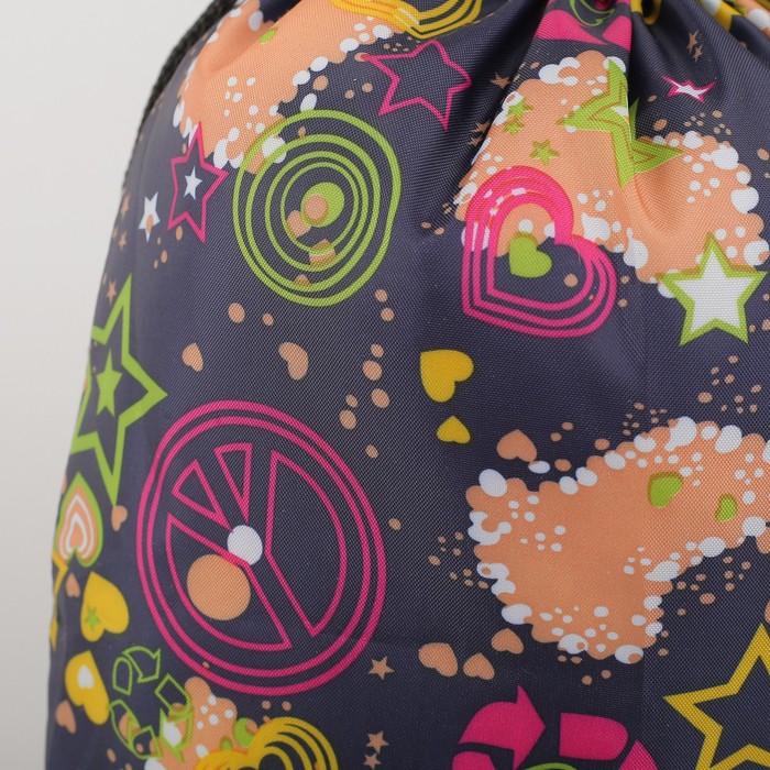 Мешок для обуви "Звёзды", отдел на шнурке