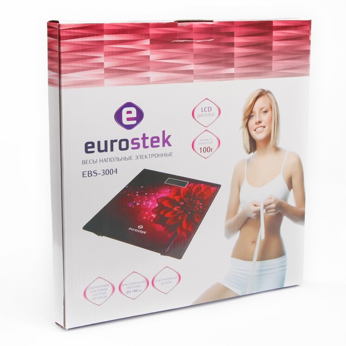Весы напольные EuroStek ЕВS-3004, электронные, до 180 кг