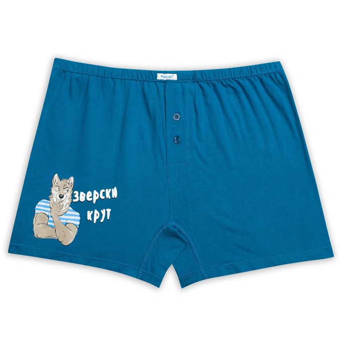 Трусы мужские, размер M, цвет синий