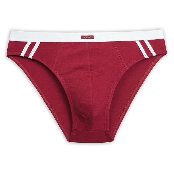 Трусы мужские, размер L, цвет бордовый