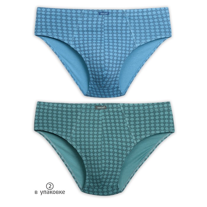 Набор мужских трусов (2 шт), размер XL, цвет джинс/хаки