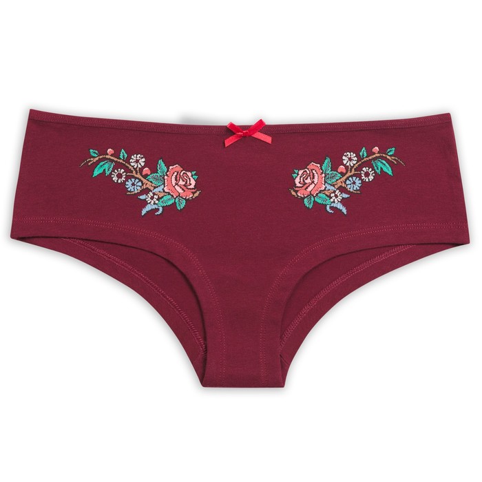 Трусы женские, размер S, цвет бордовый