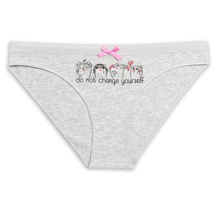 Трусы женские, размер XS, цвет серый