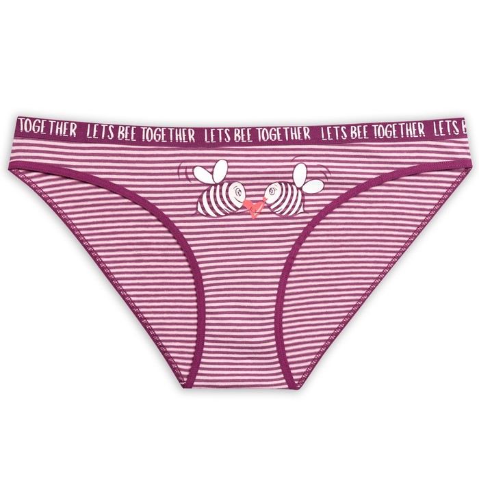 Трусы женские, размер M, цвет бордовый