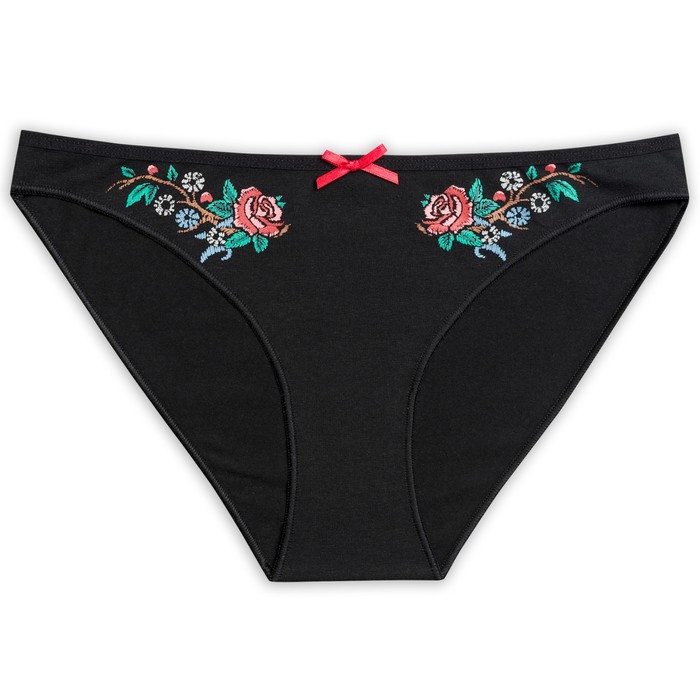 Трусы женские, размер S, цвет чёрный