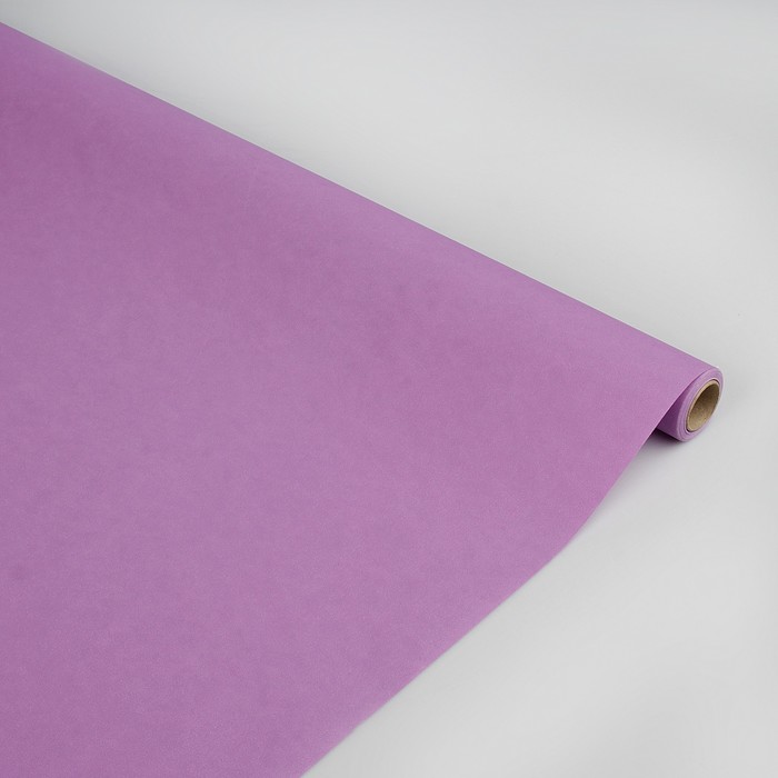 Калька для цветов тонированная, двухсторонняя, сиреневая, 0,7 х 10 м, 40 г/м²