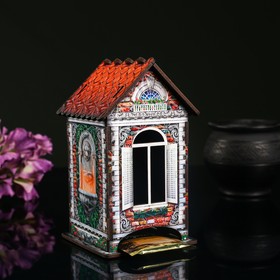 Чайный домик 'Дом из красного кирпича', 9,8×9,8×17,4 см Ош
