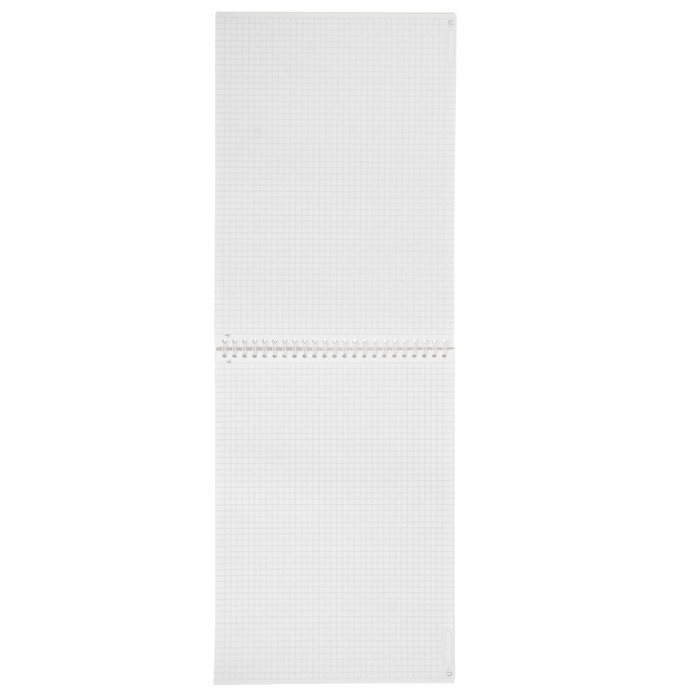 Блокнот А4, 80 листов на гребне "Офис", картонная обложка, УФ-лак, 2 вида микс