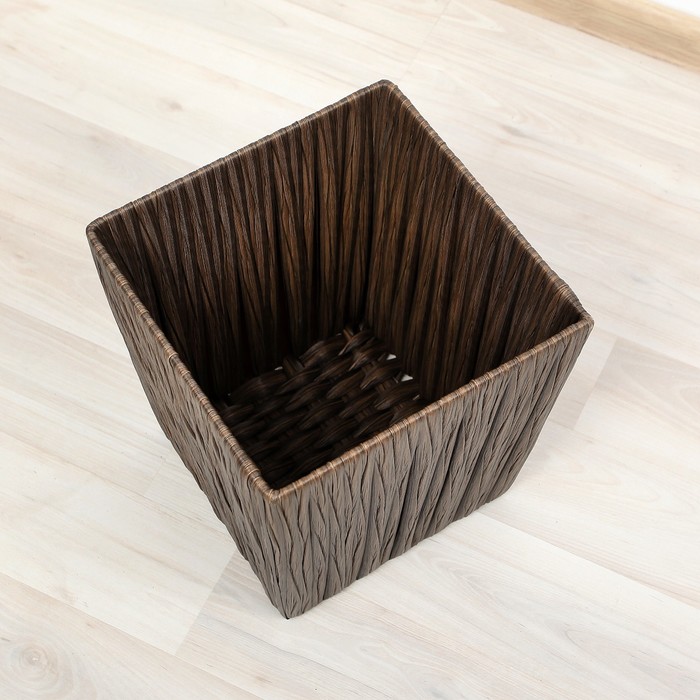 Корзина для хранения плетеная 23х23х25,5 см