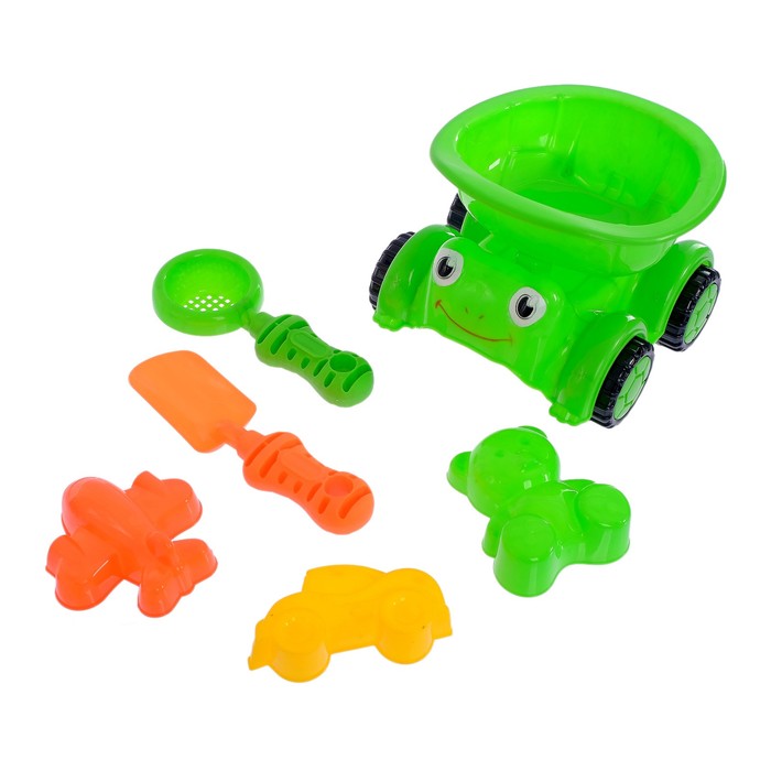 Песочный набор "Поехали", 6 предметов, МИКС