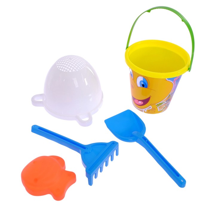 Песочный набор "Дино", 4 предмета, МИКС