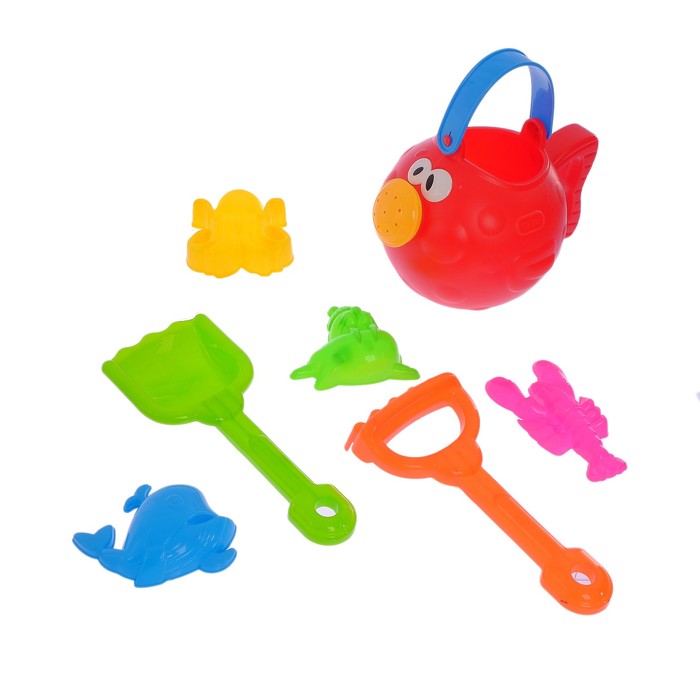 Песочный набор "Рыбка", 7 предметов, МИКС