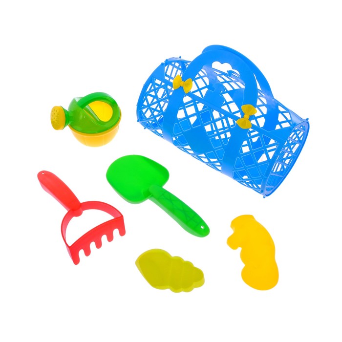 Песочный набор "Волшебная сумочка", 6 предметов, МИКС