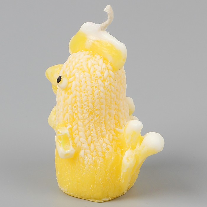 Свеча "Цыпленок вязаный" 5.5х5см МИКС