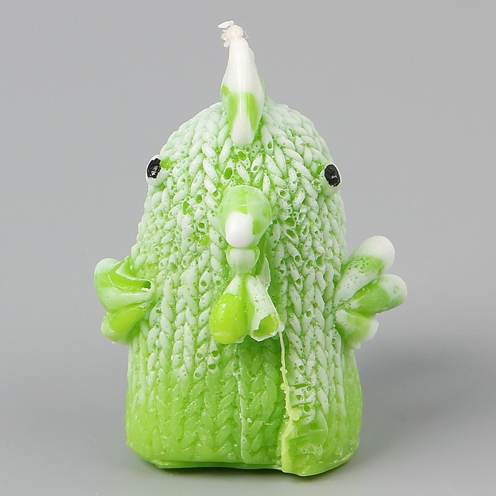 Свеча "Цыпленок вязаный" 5.5х5см МИКС