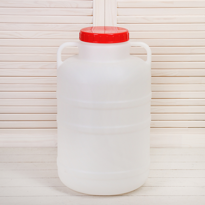 Фляга-бочка пищевая, 25 л, белая