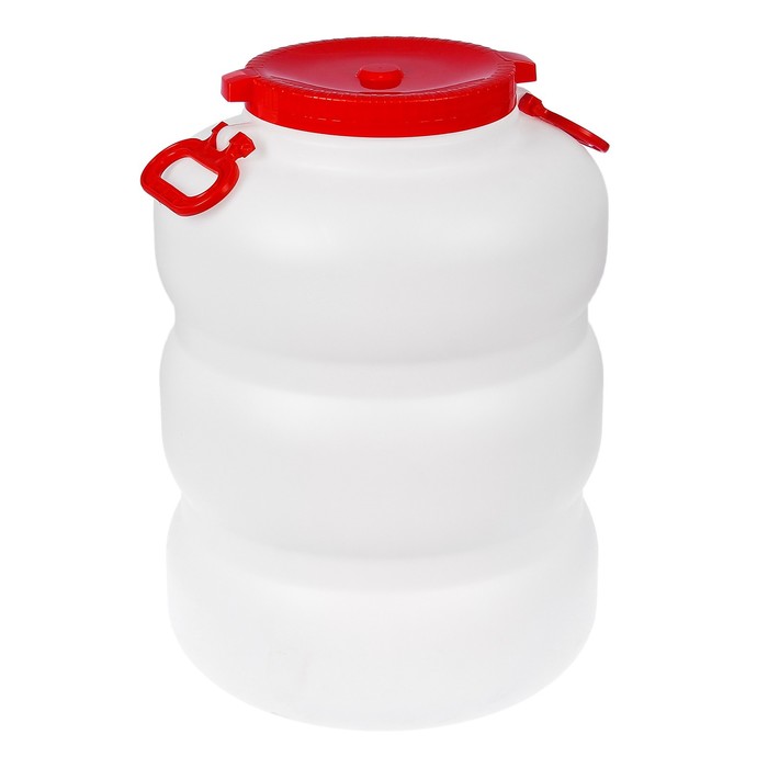 Фляга пищевая «Байкал», 50 л, с навесными ручками, белая