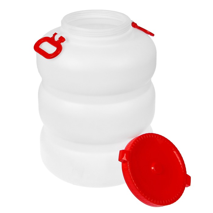 Фляга пищевая «Байкал», 50 л, с навесными ручками, белая