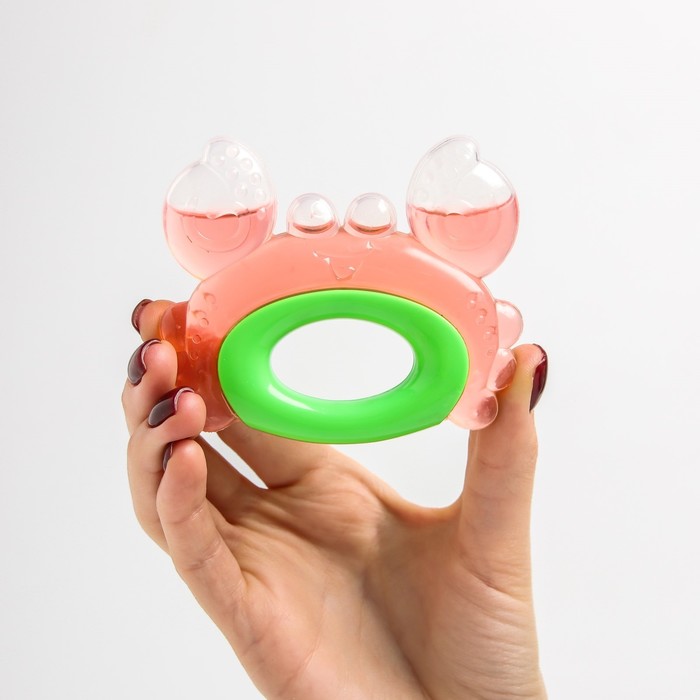 Прорезыватель для зубов «Крабик», цвета МИКС