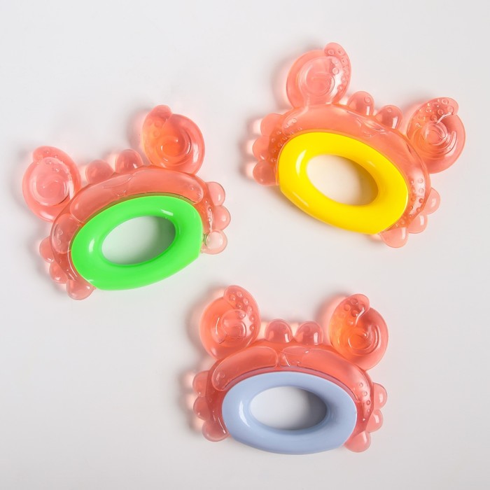 Прорезыватель для зубов «Крабик», цвета МИКС