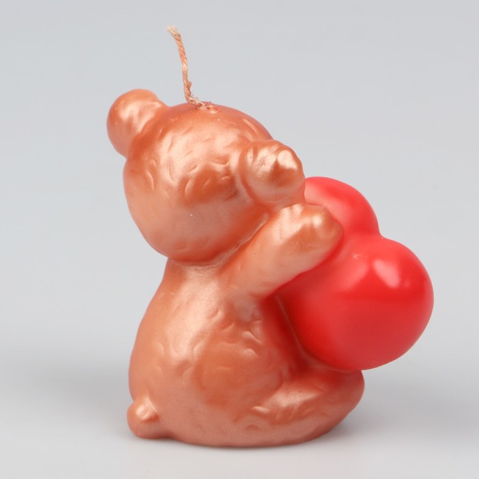 Свеча " Влюбленный мишка", h=8см