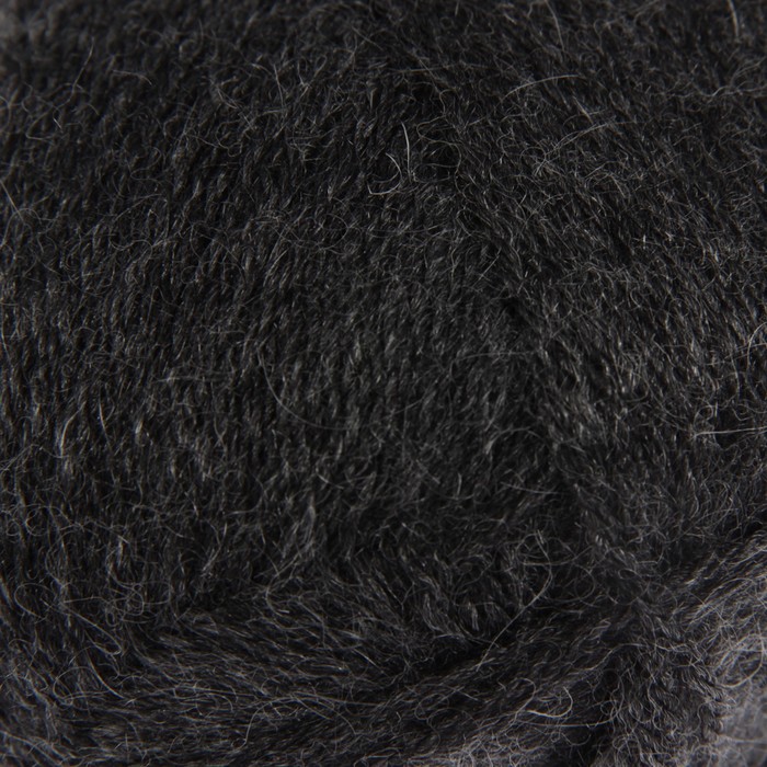Пряжа "Angora Luks" 10% мохер, 10% шерсть, 80% акрил 550м/100г (23328 антрацитовый мулине)