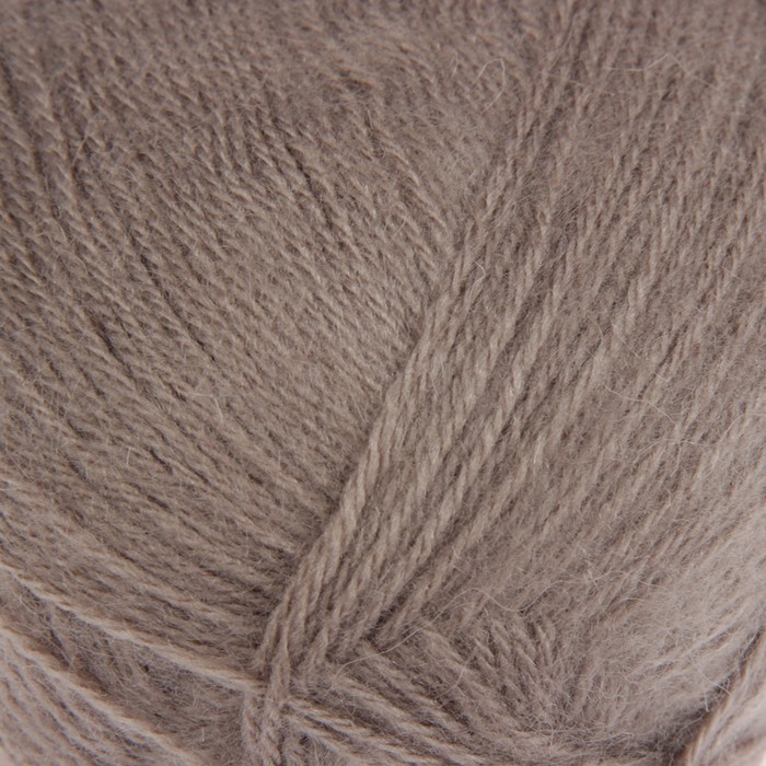 Пряжа "Angora Luks" 10% мохер, 10% шерсть, 80% акрил 550м/100г (2000 темно коричневый)