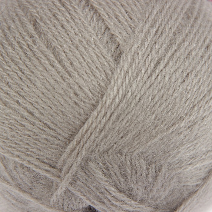 Пряжа "Angora Luks" 10% мохер, 10% шерсть, 80% акрил 550м/100г (11031 серый бежевый)