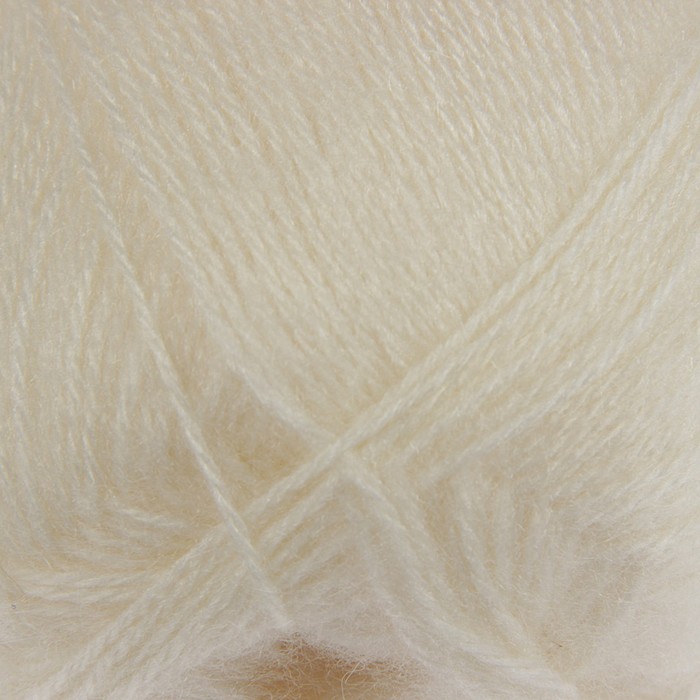 Пряжа "Angora Luks" 10% мохер, 10% шерсть, 80% акрил 550м/100г (23403 старые кружева)