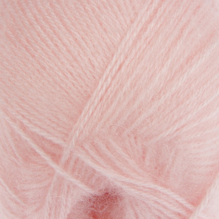 Пряжа "Angora Luks" 10% мохер, 10% шерсть, 80% акрил 550м/100г (11502 св.розовый)