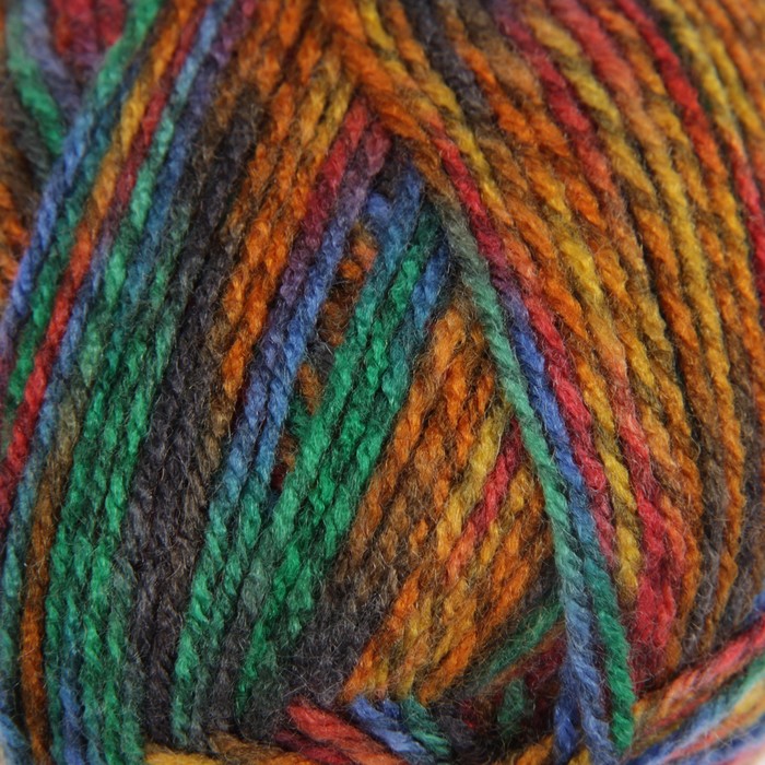 Пряжа "Bebe MIX" 100% акрил 370м/100г (86837 принт)