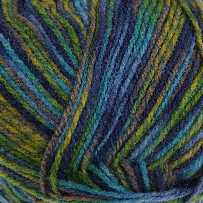 Пряжа "Bebe MIX" 100% акрил 370м/100г (86839 принт)