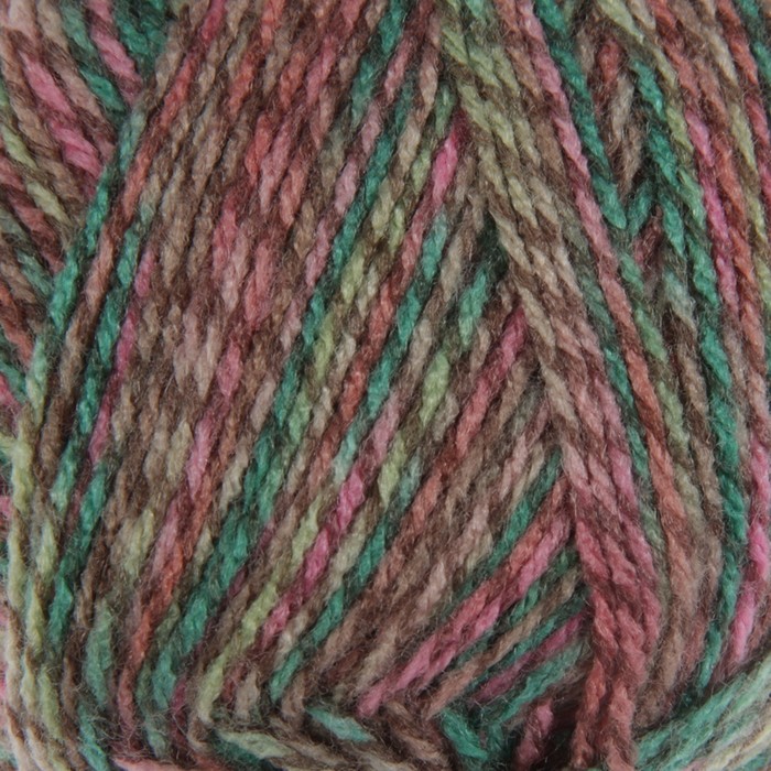 Пряжа "Bebe MIX" 100% акрил 370м/100г (86833 принт)