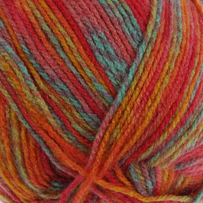 Пряжа "Bebe MIX" 100% акрил 370м/100г (86830 принт)